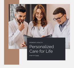Personalized Care Of Ife - Landing Page