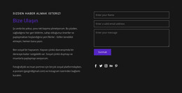 Bizi Bulmak Kolay - Web Şablonu