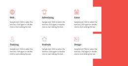 Areas Of Work Responsive CSS Template