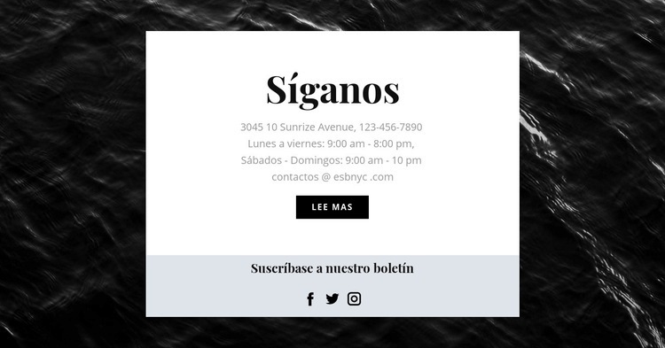 Estamos en todas las redes sociales Diseño de páginas web