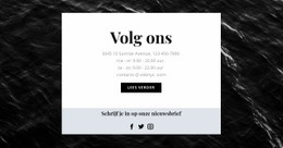 We Zijn Op Alle Sociale Netwerken - Aanpasbaar Professioneel Ontwerp