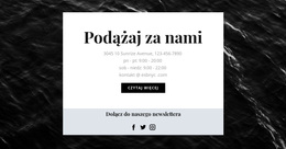 Jesteśmy Na Wszystkich Portalach Społecznościowych - Łatwy W Użyciu Motyw WordPress