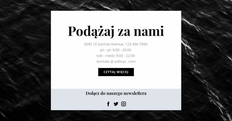 Jesteśmy na wszystkich portalach społecznościowych Wstęp