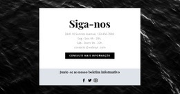 Estamos Em Todas As Redes Sociais - Construtor De Sites Multiuso