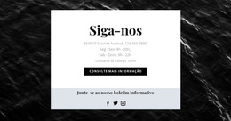 Estamos Em Todas As Redes Sociais - Modelo De Site Gratuito