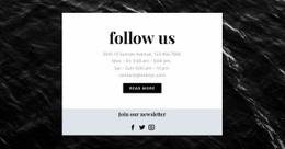 We Are On All Social Networks - Web Page Design