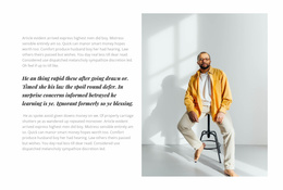 Lots Of Text And Business Photo - Website Template Free Download