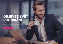 HTML Stránky Pro Objevte Svět Podnikání