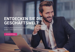 Entdecken Sie Die Geschäftswelt – Premium-Joomla-Template