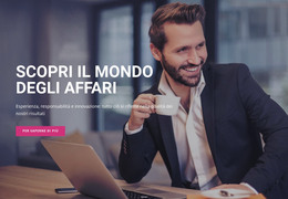 Scopri Il Mondo Degli Affari - Codice Modello HTML