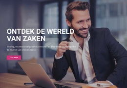 Productbestemmingspagina Voor Ontdek De Zakenwereld