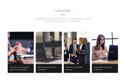 Služby Developerské Společnosti Jednoduchá Šablona HTML CSS