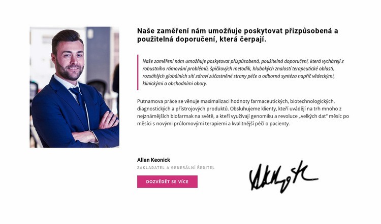 Poradenská a poradenská firma Šablona HTML