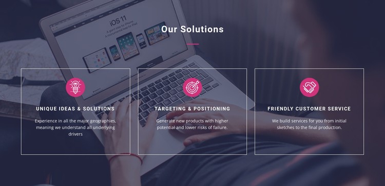Unique ideas and solutions CSS Template
