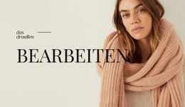 Modelagentur – Vorlage Zum Hinzufügen Von Elementen Zur Seite