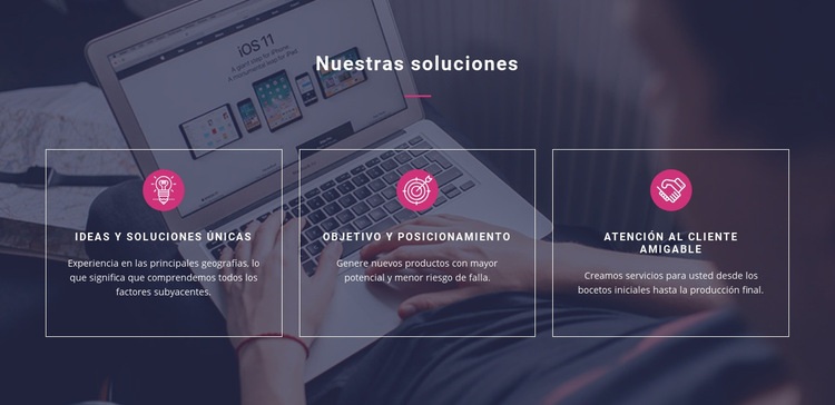 Ideas y soluciones únicas Creador de sitios web HTML