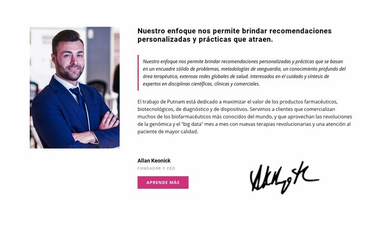 Firma de consultoría y asesoría Creador de sitios web HTML