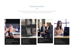 Servicios De Empresas De Desarrollo: Plantilla HTML Y CSS