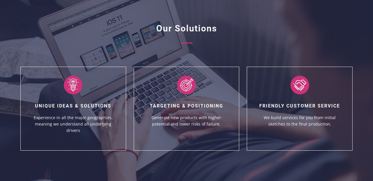 Unique ideas and solutions HTML5 Template