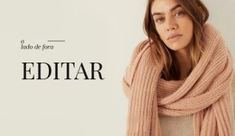 Design Do Site Para Agência De Modelos