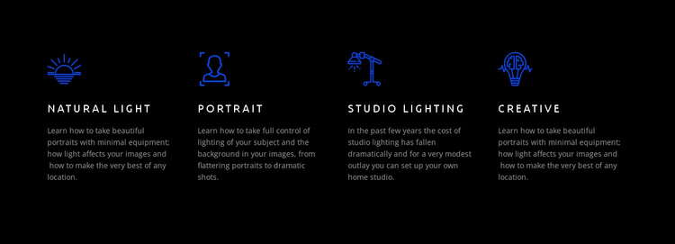 Our various services Template