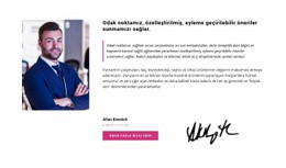 Danışmanlık Ve Danışmanlık Firması Için CSS ızgara Şablonu Sütunu