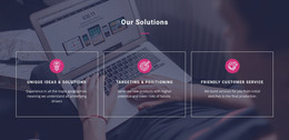 Unique ideas and solutions - WordPress Theme by Nicepage