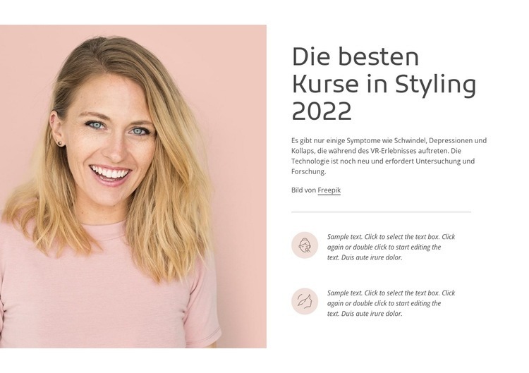 Die besten Kurse in Styling Website Builder-Vorlagen