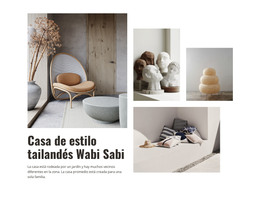 Casa De Estilo Tailandés - Plantilla De Creación De Sitios Web