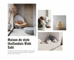 Une Conception De Site Web Exclusive Pour Maison De Style Thaïlandais