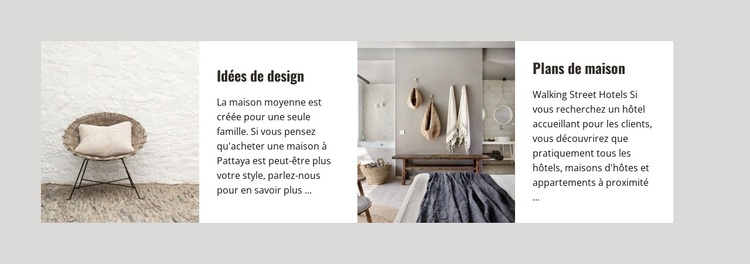 Idées d'intérieur scandinaves Thème WordPress