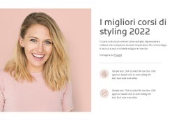 I Migliori Corsi Di Styling - Pagina Di Destinazione Facile Da Usare