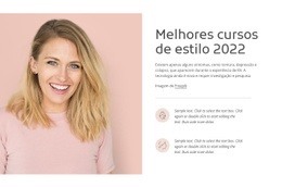 Os Melhores Cursos De Estilo - Modelo HTML