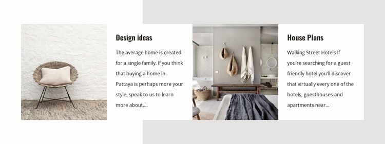 Scandinavian interior ideas Website Builder Templates