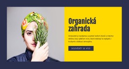 Organické Zahradničení - Responzivní HTML Šablona