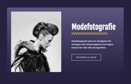 Berühmte Modefotografie - HTML Website Creator