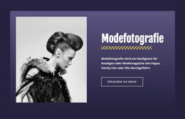 Berühmte Modefotografie - Einfache Joomla-Vorlage