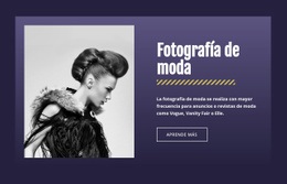 Creador De Sitios Web Exclusivo Para Fotografía De Moda Famosa