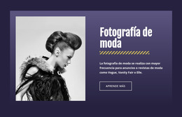 Fotografía De Moda Famosa - Plantilla Gratuita