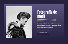 Fotografía De Moda Famosa - Plantilla Joomla Sencilla