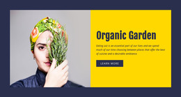 Organic Gardening - Responsive HTML Template