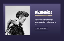 Híres Divatfotózás – Prémium WordPress Téma