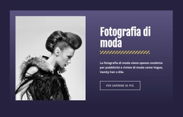 Generatore Di Siti Web Esclusivo Per Famosa Fotografia Di Moda