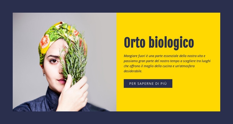 Giardinaggio biologico Modelli di Website Builder