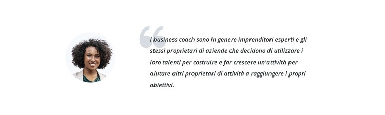 Testimonianze con personalità Modelli di Website Builder