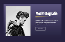 Beroemde Modefotografie - Premium WordPress-Thema