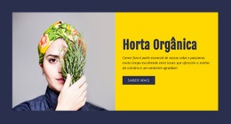 Jardinagem Orgânica Modelo Responsivo HTML5