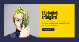 Ekologiskt Trädgårdsarbete - Responsiv HTML-Mall