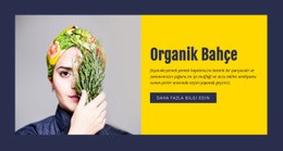 Organik Bahçecilik - Basit Açılış Sayfası