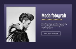 Ünlü Moda Fotoğrafçılığı Şablonlar Html5 Duyarlı Ücretsiz